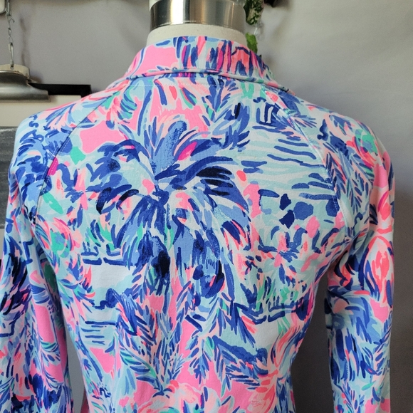 Lilly Pulitzer UPF 50+ Skipper Popover Dress Cabana Cocktail XS - Picture 5 of 16